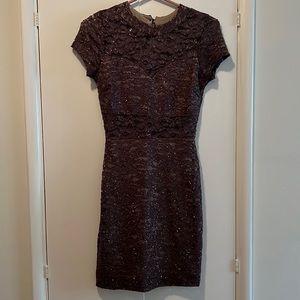 Dressy dress in copper. Size small